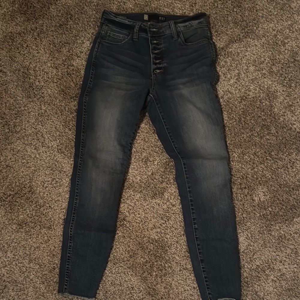 Kut from the Kloth Blue Skinny Jeans with Stretch